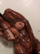 PORNSTARPLATINUM Mindi Covered in Goo In Dirty Shower
