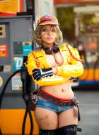 At Hammerhead Waiting For The Prince To Bring Regalia Back. Cindy Aurum From Final Fantasy XV By Nooneenonicos