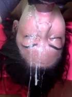 Helpless Teen Gets EXTREMELY Messy During Upside Down Deepthroat