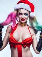 Holiday Harley Quinn By Kristen Lanae