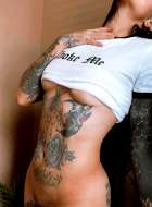 Tattoo Model Megan Lopez
